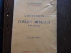 CONFERENCES DE CLINIQUE MEDICALE PRATIQUE 1939 - LOUIS RAMOND foto