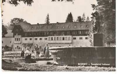 CPI (B6602) CARTE POSTALA - BORSEC. SANATORIUL BALNEAR, RPR foto