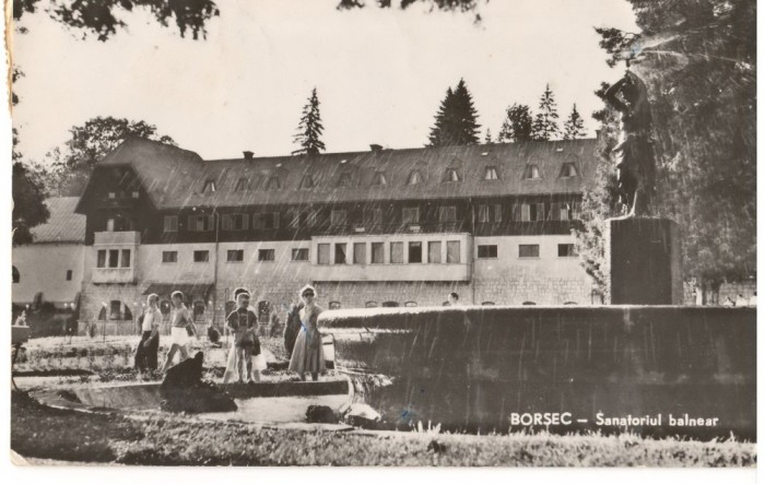 CPI (B6602) CARTE POSTALA - BORSEC. SANATORIUL BALNEAR, RPR