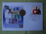 GERMANIA - FDC si Monede 1 Mark 1977 Abschied von der DM - 2001, Europa