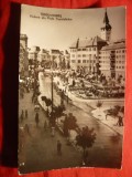 Ilustrata Targu Mures -Vedere din Piata Trandafirilor , circulat 1963, Circulata, Fotografie