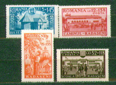 Romania 1944 Caminul Cult. Radaseni serie neuzata mnh foto