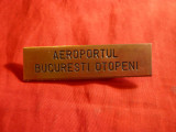 Insigna Aeroportul Bucuresti- Otopeni ,L= 6 cm