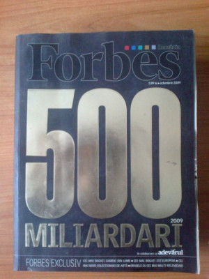 w0 FORBES- 500 MILIARDARI-/ 2009 foto
