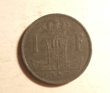 BELGIA 1 FRANC 1942 / VARIANTA FRANCEZA