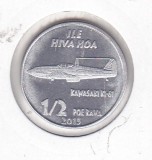 Bnk mnd Hiva Hoa Island 1/2 poe rava 2015 , aviatie - Kawasaki Ki-61, Australia si Oceania