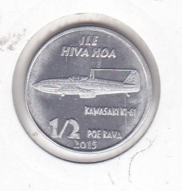 bnk mnd Hiva Hoa Island 1/2 poe rava 2015 , aviatie - Kawasaki Ki-61