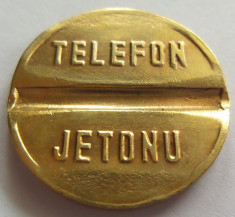 Jeton Telefon Public - TURCIA, *cod 2658 (marimea mare) foto