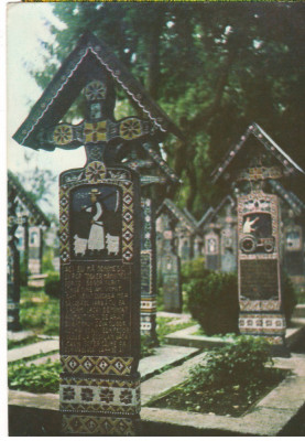 CPI (B6666) CARTE POSTALA - SAPANTA. CIMITIRUL VESEL foto