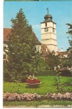 CPI (B6698) CARTE POSTALA - SIBIU. TURNUL SFATULUI, 1970, Circulata, Fotografie