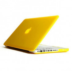 Carcasa protectie slim din plastic pentru MacBook Pro 15.4&amp;quot; (Non-Retina), galbena foto