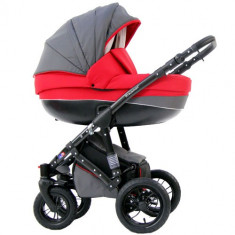 Carucior 3in1 Contempo Red-Grey foto