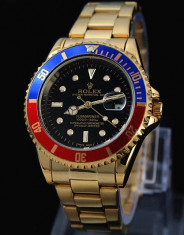 CEAS ROLEX SUBMARINER GOLD&amp;amp;BLACK-SUPERB-PRET IMBATABIL-CALITATEA 1-POZE REALE foto