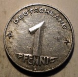 7.912 GERMANIA RDG DDR 1 PFENNIG 1953 E MULDENH&Uuml;TTEN, Europa, Aluminiu