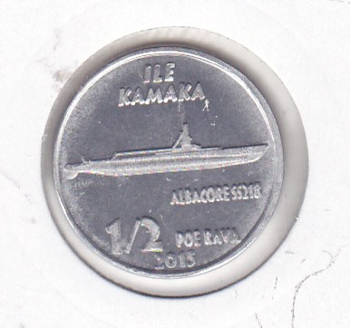 bnk mnd Kamaka Island 1/2 poe rava 2015 , submarin Albacore SS218
