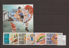 Guinea- Sarajevo 1984 Olympiade - 964/69+bl.71a foto