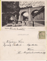 Oravita- tren, viaduct- clasica 1903 foto