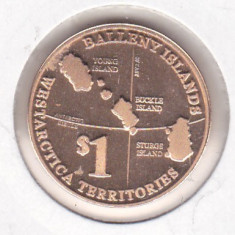 bnk mnd Balleny Island 1 dollar 2005 unc