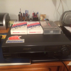 Video Panasonic original Japan cu casete VHS mari - de colectie, rarisim ! foto