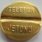 Jeton Telefon Public - TURCIA, *cod 2659 (marimea mare)