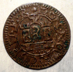 F.114 ELVETIA CANTON CHUR BLUZGER 1766 0,57g/17mm foto