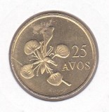 Bnk mnd Oecusse 25 avos 2015 unc , flora, Asia