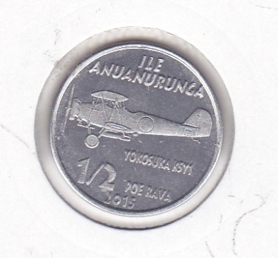 bnk mnd Anuanurunga Island 1/2 poe rava 2015 , aviatie - Yokosuka K5Y1 foto