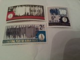 Malta 1968 serie MNH drepturile omului, Nestampilat