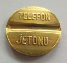 Jeton Telefon Public - TURCIA, *cod 2657 (marimea medie) foto