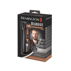 Aparat de tuns Remington MB4045 pentru barba si mustata, Trimmer, Acumulator, lame lavabile din titan, Negru/Maro foto