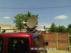 Antena tv camion set complet si cu aparat reglat foto