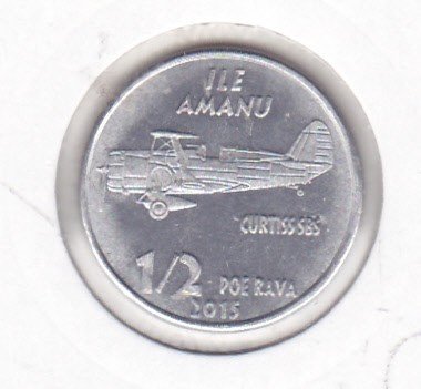 bnk mnd Amanu Island 1/2 poe rava 2015 , aviatie - Curtiss SBS