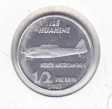 bnk mnd Huahine Island 1/2 poe rava 2015 , aviatie - North American SNJ-5 foto