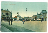 2722 - PLOIESTI, market - old postcard - used - 1908, Circulata, Printata