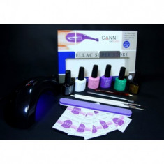 KIt profesional pentru manichiura Shellac Canni oja permanenta foto