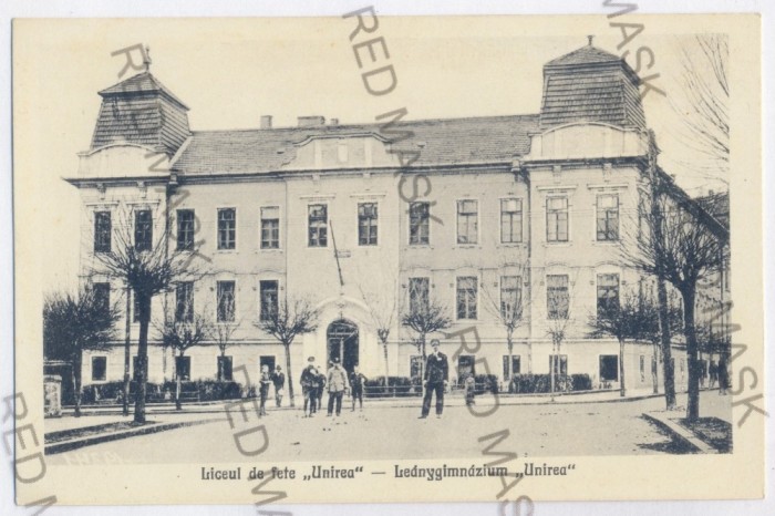 2561 - TARGU-MURES, high school - old postcard - unused