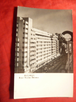 Ilustrata Bucuresti -Bul. N.Balcescu ,circulat 1961 foto