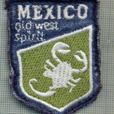 194 -EMBLEMA-MEXICO -OLD WEST SPIRIT-SIMBOL SCORPION-starea care se vede