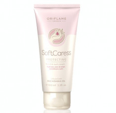 Crema protectoare SoftCaress pentru maini si unghii - 100 ml (Oriflame) foto