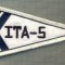 198 -EMBLEMA - ITA-5 -INTRECERE DE YACHTING -starea care se vede