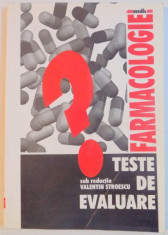 FARMACOLOGIE , TESTE DE EVALUARE , 2001 foto