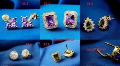 Cercei AUR 18K GP -Placare Autentica de 3 ori - Cu Stanta 18K GP - 5 modele foto