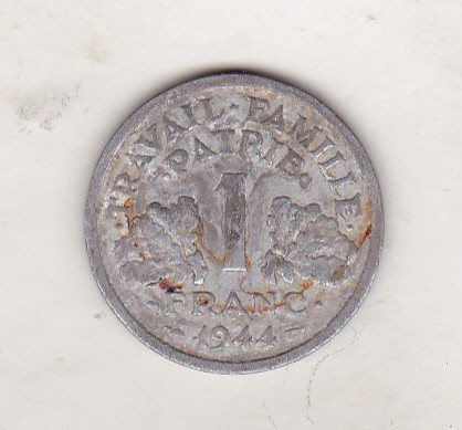 bnk mnd Franta 1 franc 1944