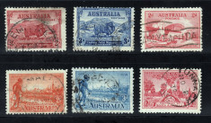 AUSTRALIA 1934 - LOT STAMPILATE foto