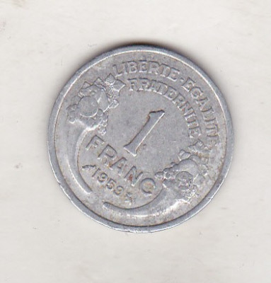 bnk mnd Franta 1 franc 1959 foto