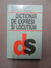 DICTIONAR DE EXPRESII SI LOCUTIUNI foto