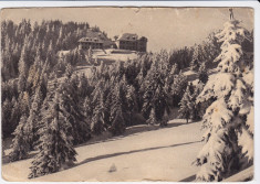 CARTE POSTALA CRISTIANUL MARE -POSTAVAR CABANA TOURING CLUB - CIRCULATA 1948 foto