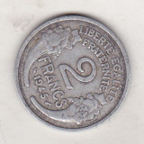 Bnk mnd Franta 2 franci 1945, Europa