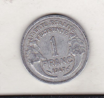 bnk mnd Franta 1 franc 1947 foto