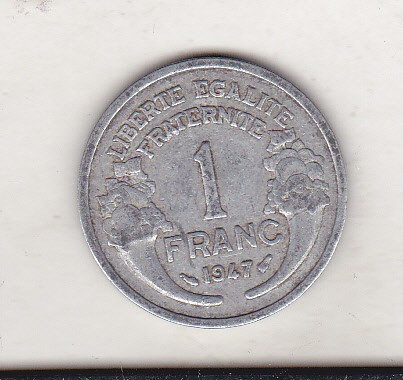 bnk mnd Franta 1 franc 1947